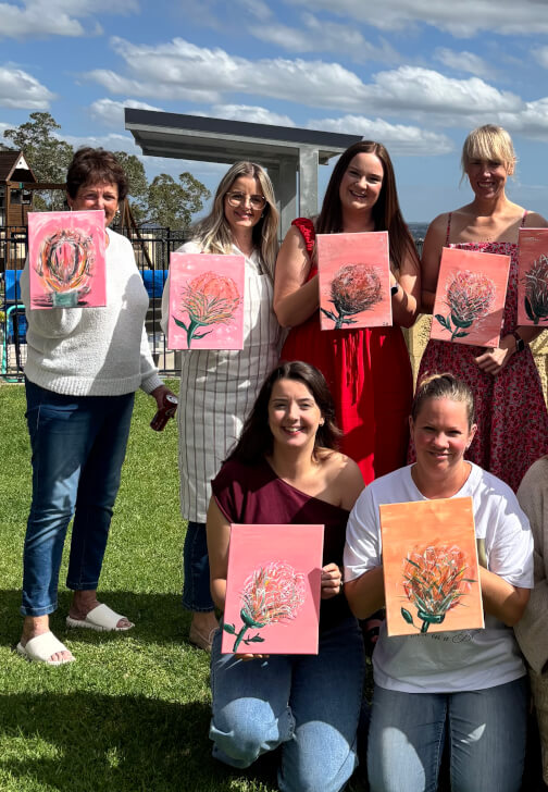 Beginner Painting Class: Acrylic Painting (Mobile / Millgum Farm)