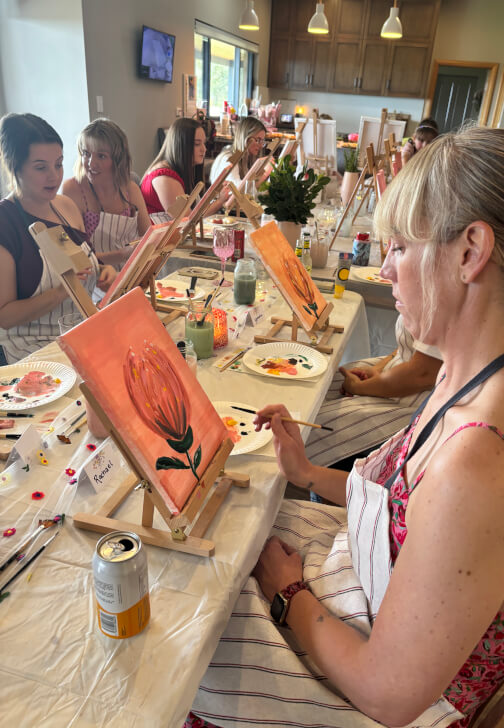 Beginner Painting Class: Acrylic Painting (Mobile / Millgum Farm)