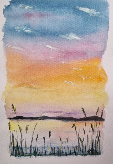 Beginner Watercolour Landscape Painting Class
