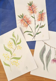 Beginner Watercolour Painting Class: Native Flowers