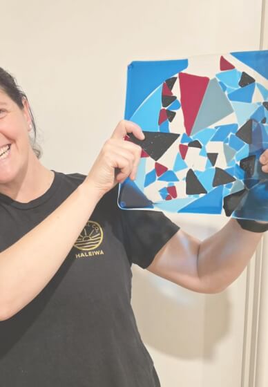 Beginners Fused Glass Class: Plate Making