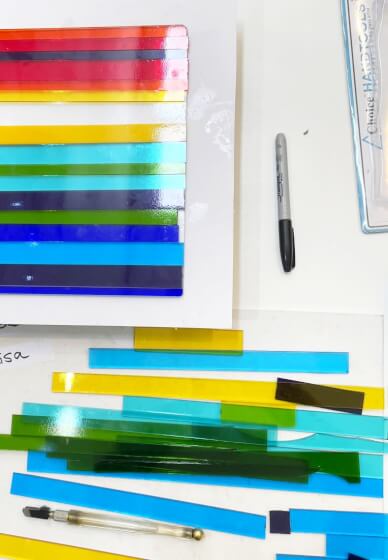Beginners Fused Glass Class: Plate Making