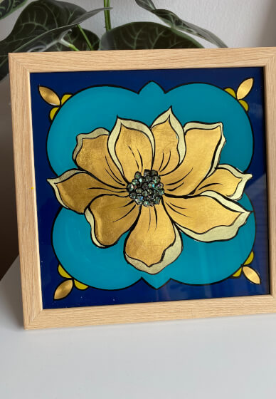 Beginners Gold Leaf Gilding on Glass Workshop