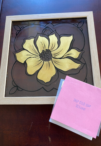 Beginners Gold Leaf Gilding on Glass Workshop