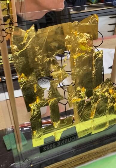 Beginners Gold Leaf Gilding on Glass Workshop