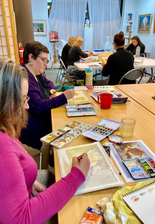 Beginners Guide to Watercolour Painting Techniques Workshop