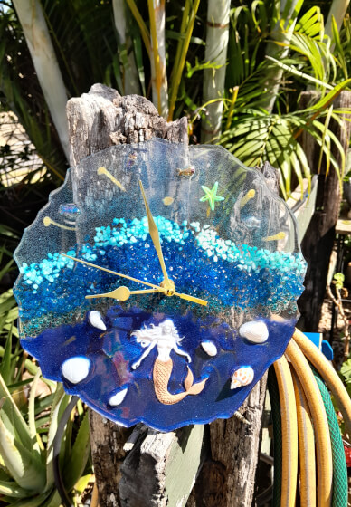 Beginner's Ocean Seascape Clock Workshop