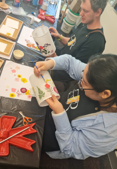 Beginners Pressed Flower Lamp Making Class
