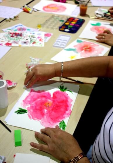 Beginners Watercolour Class at Classbunny's Studio