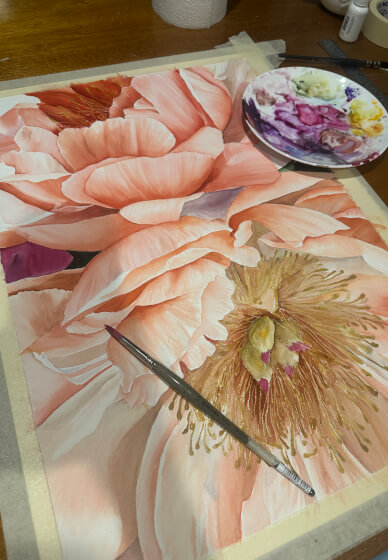 Beginners Watercolour Painting Class