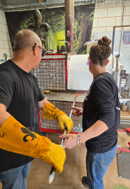 Besties Glass Blowing Workshop