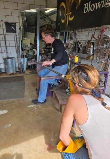 Besties Glass Blowing Workshop