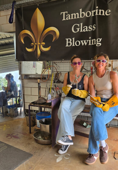 Besties Glass Blowing Workshop