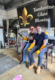 Besties Glass Blowing Workshop for Two People with Free Tee
