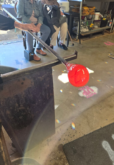 Besties Glass Blowing Workshop for Two People with Free Tee