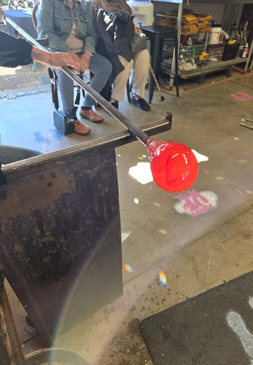 Besties Glass Blowing Workshop for Two People with Free Tee