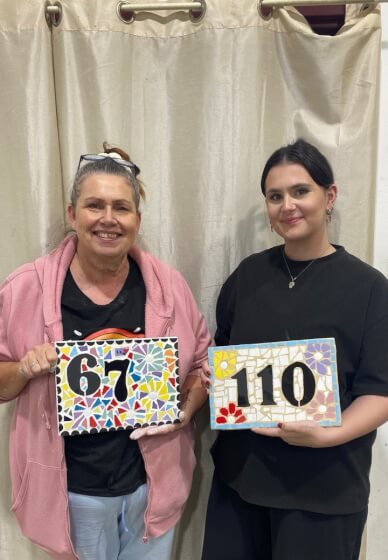 Beverley CRC Mosaic Workshop for Beginners–Choose Your Project