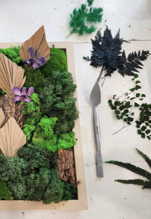Biophilic Wall Art Workshop: Create Your Own Moss Frame