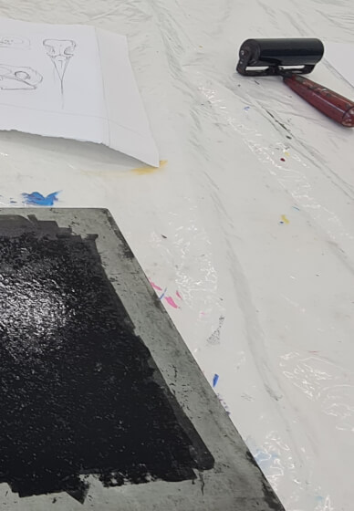 Bird Printmaking for Kids and Families Workshop