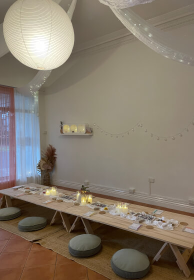 Boho Indoor Picnic Party: A Creative Workshop