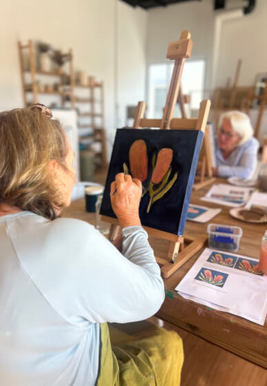 Botanical Art Acrylic Painting Workshop
