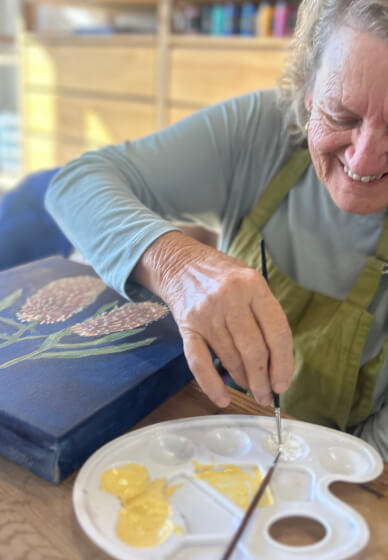 Botanical Art Acrylic Painting Workshop