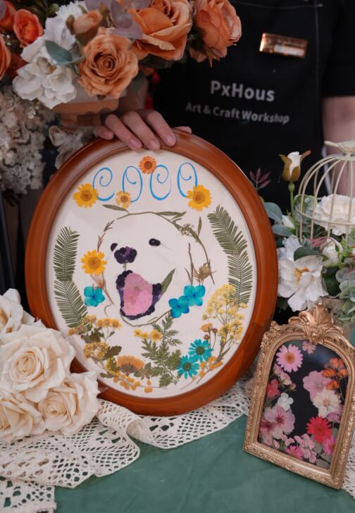 Botanical Oval Frame Art Workshop