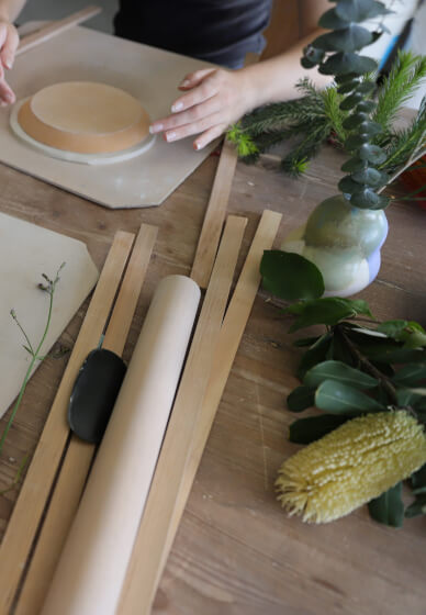 Botanical Serving-Ware Pottery Class