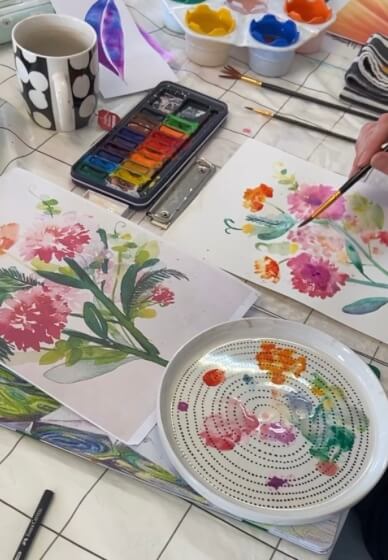 Botanical Watercolour Painting Class for Beginners