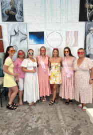 Bottle Painting Class for Hens Parties