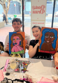 Brush and Bubbles Paint and Sip Party