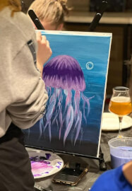 Festive Paint and Brunch Class in Brookvale