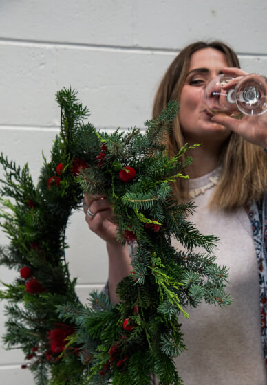 Build a Fresh Christmas Wreath Workshop