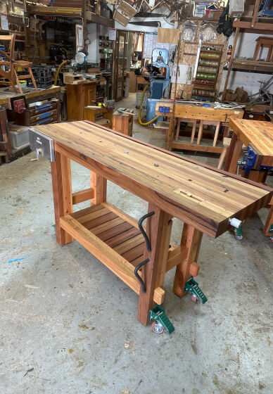 Build a Woodworking Workbench Course