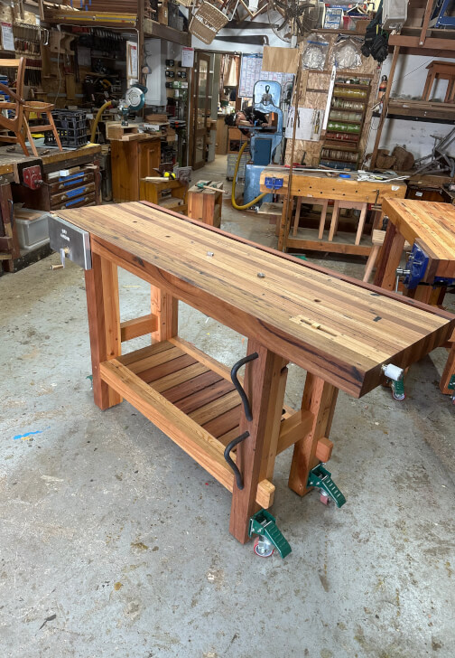 Build a Woodworking Workbench Course