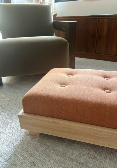 Build and Upholster a Low-line Ottoman Class