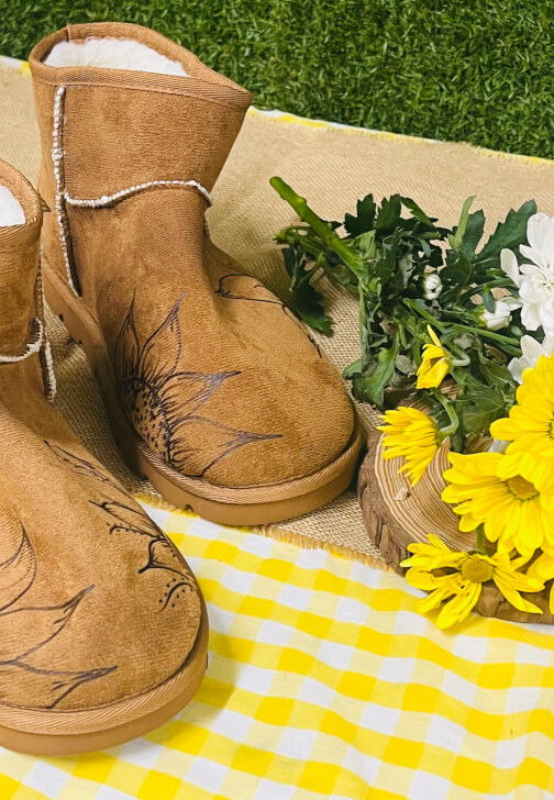Burn Your Boots - a Pyrography Winter Special Event Workshop