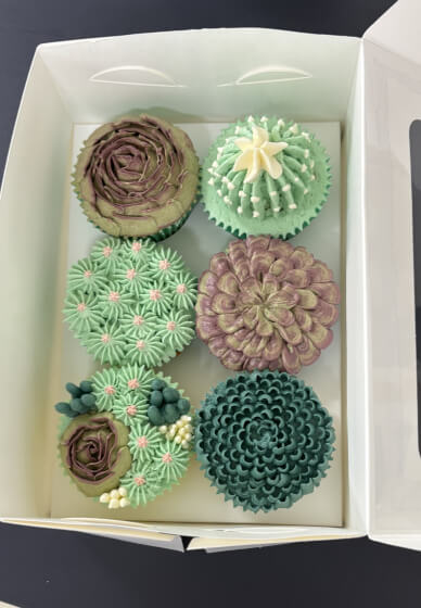 Buttercream Succulent Cupcake Decorating Workshop