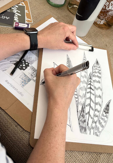 Cacti and Succulent Drawing Workshop