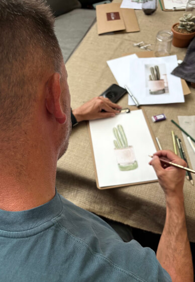 Cacti and Succulent Drawing Workshop