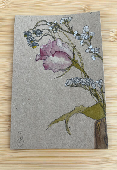 Caelene's Floral Drawing Session: Spring Term