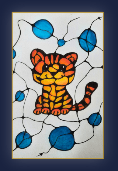 Calm Kids, Creative Minds: Neurographic Animal Companion Art