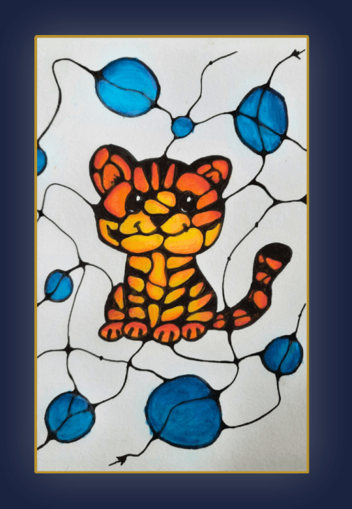 Calm Kids, Creative Minds: Neurographic Animal Companion Art