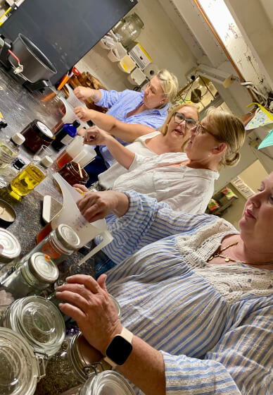 Candle and Bath Salts Class