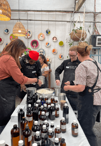 Candle and Fragrance Workshop with Wine and Cheese