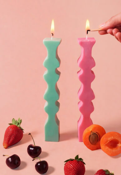 Candle Making Kit - Make Your Own Wavy Candle Sticks