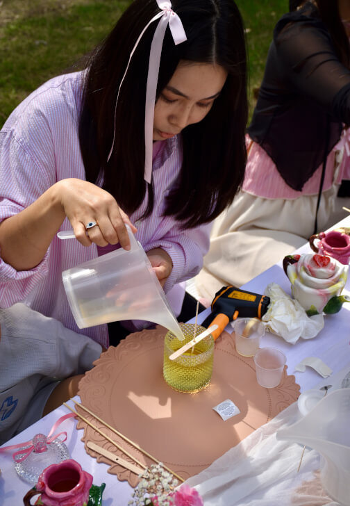 Candle Making Picnic Workshop