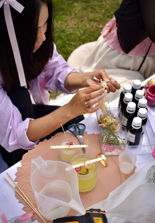 Candle Making Picnic Workshop