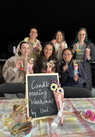 Candle Making Workshop: Flower Candle Bouquet