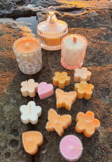 Candle Making w/ Wax Beads (This is so cool! Deb)  Candle making supplies,  Candle making, Wood wick candles